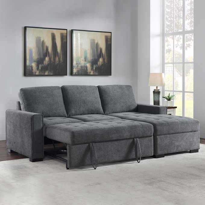 Canapé Convertible avec Coffre – Lit Intégré