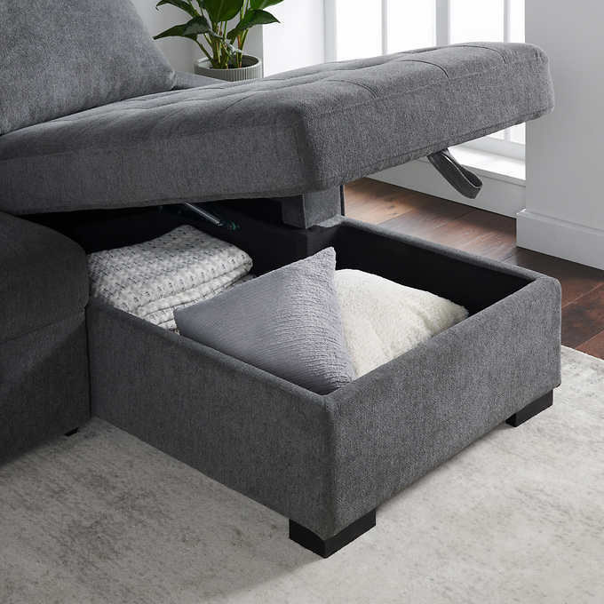 Canapé Convertible avec Coffre – Lit Intégré