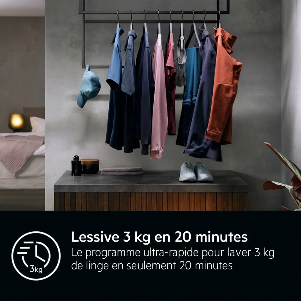 Machine à Laver – Technologie Vapeur & Soin du Linge